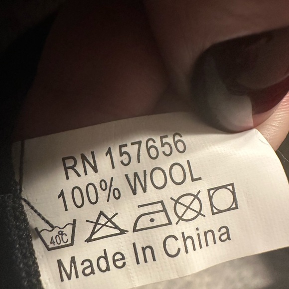 Wool Gray Wide Brim Hat with Tan Band - Picture 3 of 5